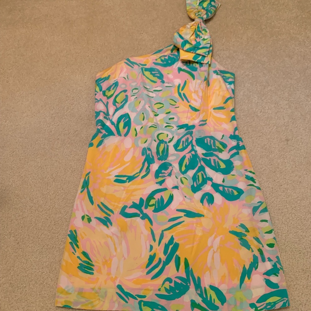 Lilly Pulitzer one shoulder dress